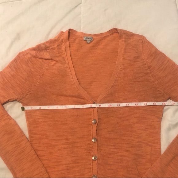 Kismet - Orange 🍊 Button Down Sweater - Picture 5 of 5